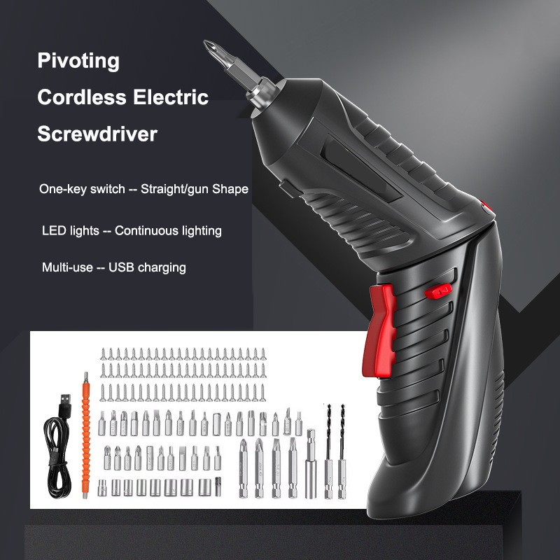 pivoting cordless screwdriver